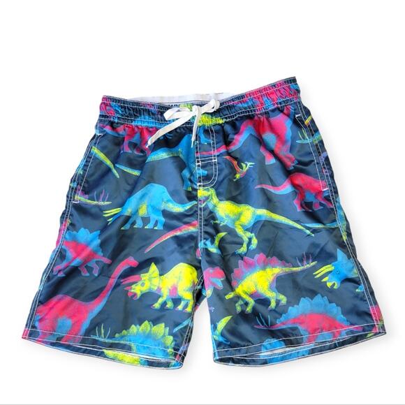 Wes and Willy dinosaur Volley Swim Trunks medium - Picture 1 of 5